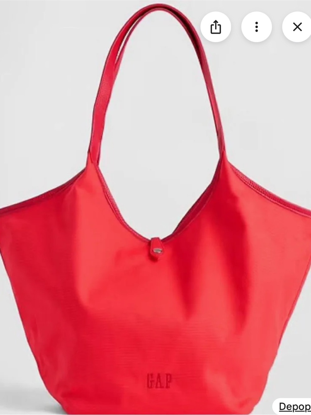 GAP Canvas Slouchy Tote Bag - never been used, no tags